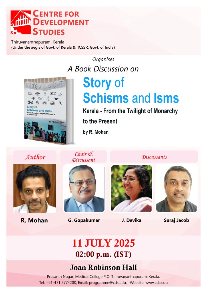 Book Discussion | Centre for Development Studies