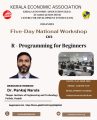 Five-Day Workshop on “R Programming for Beginners